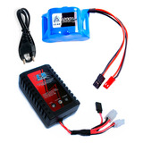 Kit Carregador Bateria 1200mah 6v Nimh Receptor Automodelo