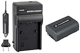 Kit Carregador + Bateria Np-fh50 Para Sony Dcr-dvd106, Dcr-dvd208, Dcr-dvd306, Dcr-hc37, Dcr-hc38
