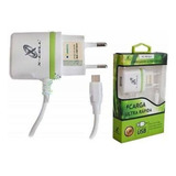 Kit Carregador De Parede Cabo Micro Usb v8 2 0a X cell Cor Branco Xc kit v8