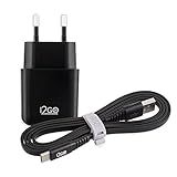 Kit Carregador De Parede USB 1A Cabo USB C 1 2m 2 4A I2GO Preto I2GO Basic
