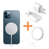 Kit Carregador Magnético Magsafe Indução P/iPhone 12 13 Max