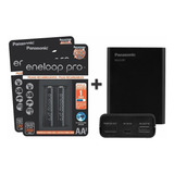 Kit Carregador Panasonic Eneloop