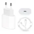 Kit Carregador Para iPhone 11 12 13 Usb C Fonte 20w + Cabo