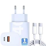 Kit Carregador Super Turbo 40W Porta Dupla USB C USB A Cabo USB Tipo C De 1m Compatível Com Celulares Samsung Motorola IPhone 15 E 16 Tablets Notebooks Premium 
