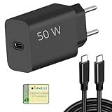 Kit Carregador Super Turbo 50W Cabo USB Tipo C Compatível Com Celulares Samsung Motorola IPhone 15 Tablets Notebooks