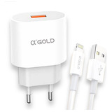 Kit Carregador Turbo Cabo Fonte Compativel Para iPhone