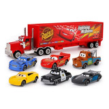 Kit Carreta 6 Carrinhos Filmes Carros 3 Relampago Mcqueen