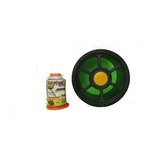 Kit Carretilha 15 Cm Para Pipa Linha 1000 Jardas Pit Bull
