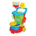 Kit Carrinho De Limpeza Colorido Brinquedo Cleaning Trolley