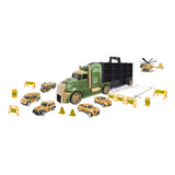 Kit Carrinhos Caminhao Maleta