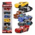 Kit Carrinhos Die Cast Disney Carros Mc Queen 6pcs Miniatura Cor Coloridos