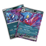 Kit Carta Pokémon Toxicroak Ex Croagunk Escarlate E Violeta