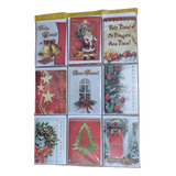 Kit Cartão De Natal E Boas Festas Com Envelopes 9 Unidades