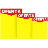 Kit Cartaz Oferta Promoção Supermercado A3 A4 A5 100 Cada 