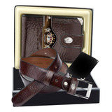 Kit Carteira Cinto Couro