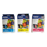 Kit Cartucho Lc61 Cmy