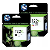 Kit Cartucho Original Hp 122 Xl Black E 122 Xl Color 1055