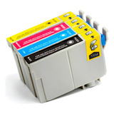 Kit Cartucho Para Epson T25 T133120 Cmyk Compatível