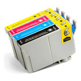 Kit Cartucho Para Epson Tx125 T135120 E Cmyk Compatível