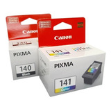 Kit Cartucho Tinta Original Canon Cl141 Cl 141 Pg 140 Pg140