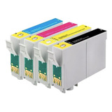 Kit Cartuchos Compatíveis Epson T133 Tx235 Tx320 Tx420