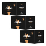 Kit Carvao Chacal Para Narguile Fibra De Coco Hexagonal 3kg