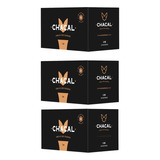 Kit Carvão Chacal Para Narguile Fibra De Coco Hexagonal 3kg