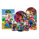 Kit Casadinho Completo Decoração Premium Tema Super Mário