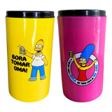 Kit Casal 2 Porta Lata Suporte Cerveja Térmico Personalizado