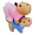 Kit Casal De Capivaras Pelúcia G 40cm Azul E Rosa Cor Azul/rosa