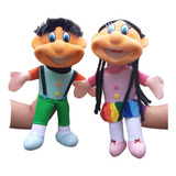 Kit Casal De Fantoches Evangélicos Promoção 60cm