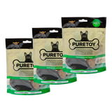 Kit Casco Bovino Puretoy 3 Pacotes 9 Cascos Cor Natural