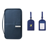 Kit Case E Tag Carteira Organizador Passaporte Viagem Oxford