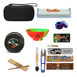 Kit Case Estojo Bolador Dichavador Tesoura Seda Cuia Brinde
