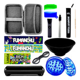 Kit Case Fumo Seda Dichavador Bolador Piteira Tubo Mocó