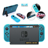 Kit Case Nintendo Switch Acrílico Azul