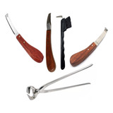 Kit Casqueamento 2 Facas Limpa Cascos Torques Loop Cavalo