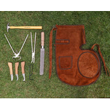 Kit Casqueamento Profissional Ferrageamento Calça Ferrador
