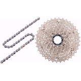 Kit Cassete Shimano Deore 10v 11 36 Hg50 Corrente Kmc X10
