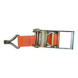 Kit Catraca Cinta 100mm 9m 10t Gancho J Amarração De Carga