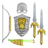 Kit Cavaleiro Medieval Infantil 2 Espadas