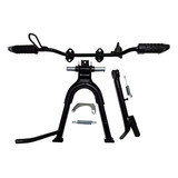 Kit Cavalete Central Lateral Estribo Moto Cg Titan Fan 160