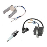 Kit Cdi Bobina Vela Motor 2t 80cc Bicicleta Motorizada