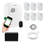 Kit Central Alarme Anm 24 Net App Celular 6 Sensores C fio