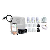 Kit Central Alarme Gsm Chip S/fio Hlg5m3i Configurado Pronto