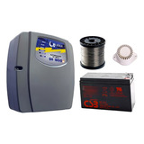 Kit Central Cerca Elétrica Alarme Sh1800 Completo 1 Tx 110v 220v