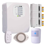 Kit Central De Alarme Max C Discadora 3 Sensores Sirene