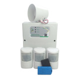 Kit Central De Alarme Residencial Com 3 Sensores Sem Fio 