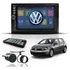 Kit Central Multimídia Mp5 2 Din Bt Espelha Dvd Câm Vw Golf