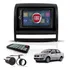 Kit Central Multimídia Mp5 2 Din Bt Espelha Dvd Fiat Siena